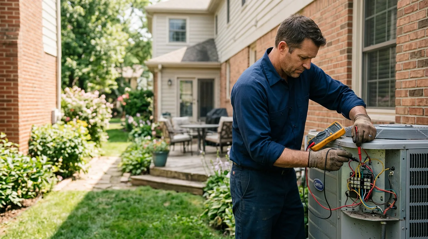 HVAC technician working near West Hempstead, NY